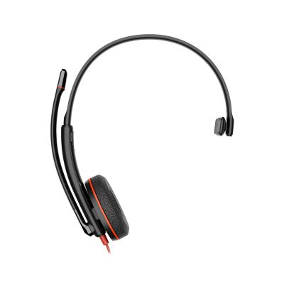 18. Poly Blackwire 3210 Mono-USB-C-Headset + USB-C/A-Adapter