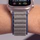 6. Tech-Protect Nylon Pro Armband für Apple Watch 44 / 45 / 46 / 49 mm – Navy-Grau