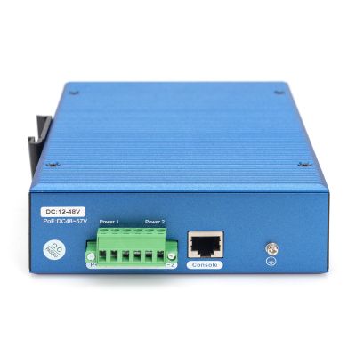11. Industrieller 8+4 10G SFP Port L2+ Gigabit Ethernet PoE Switch 8 x GE RJ45 + 4 x 10G SFP Port