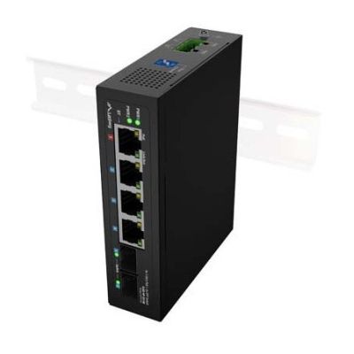 14. LANBERG ILGE-4P-2S-90 LIGHT INDUSTRIAL POE 1XBT 3XAT 2XSFP DIN GIGABIT ETHERNET Switch