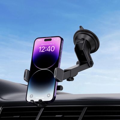 9. Baseus UltraControl Pro Autohalterung zum Anklemmen mit Saugnapf/Haken für Lüftungsschlitze - Schwarz