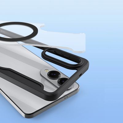 7. Dux Ducis Skin X Pro Hülle mit MagSafe für Samsung Galaxy S25 Edge - Schwarz
