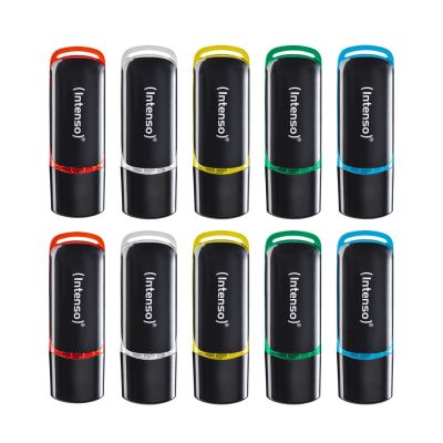 3. Intenso 3511561 USB-Stick 8 GB USB Typ-A 2.0 Schwarz, Rot, Grün, Transparent, Gelb, Blau