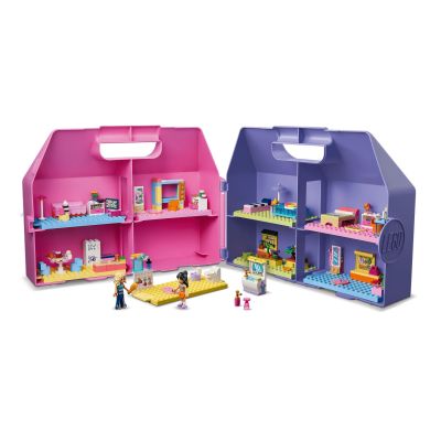 4. LEGO Friends 42697 – Kreativkoffer mit Puppenhaus