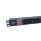 3. Equip 333316 PDU Stromverteilungseinheit 8 x Netzwerksteckdose 1U Schwarz