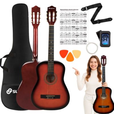 14. SUPRIMO CGS3 SB - 4/4 klassische Gitarre, Sunburst