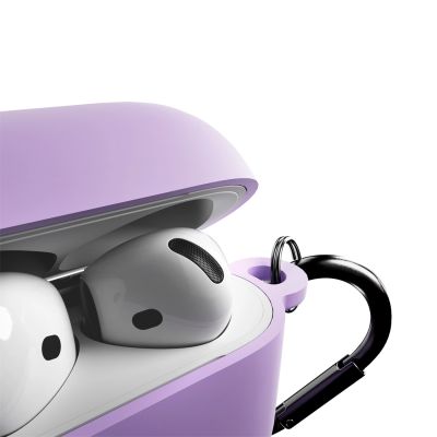 3. Puro Icon Hülle für AirPods 4 – Lila