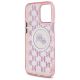 7. Karl Lagerfeld IML Monogram Karl & Choupette Head MagSafe-Hülle für iPhone 16 Pro – Rosa