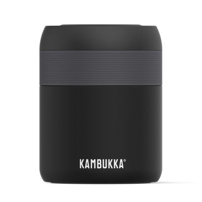 Kambukka Bora Lunch Thermoskanne 600 ml, Mattschwarz