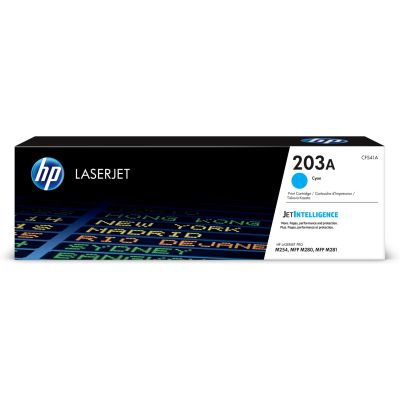 3. HP Tonerkartusche HP 203A Cyan, HP203A=CF541A, 1300 Seiten