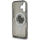 7. Karl Lagerfeld IML Glitter Karl & Choupette Sketch Logo MagSafe Hülle für iPhone 16 - Schwarz