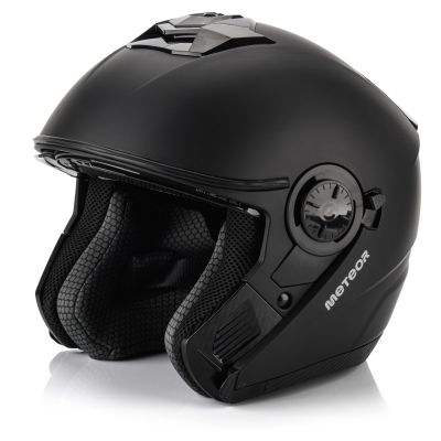 9. Meteor Hekato XL Motorradhelm 61 cm Schwarz