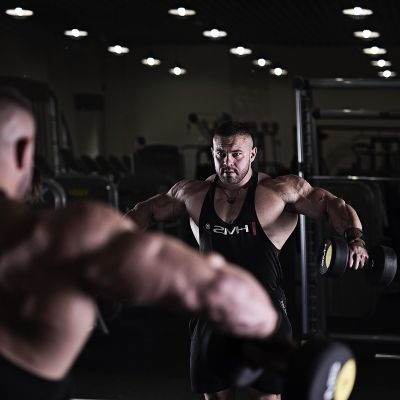 7. Gummibeschichtete Hantel 22,5 kg HMS HG PRO 22,5