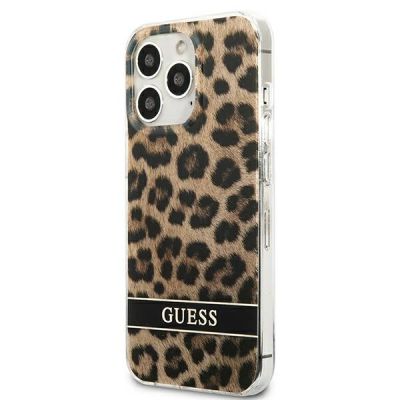 2. Guess GUHCP13LHSLEOW iPhone 13 Pro / 13 6.1" Braun/Braun Hardcase Leopard