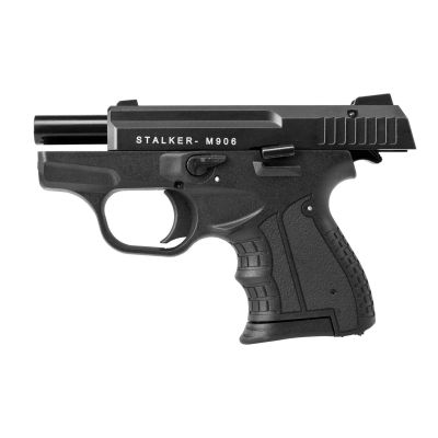 5. STALKER M906 BAS Alarm- und Signalpistole, Kal. .22 Long Platzpatrone (6 mm), Schwarz