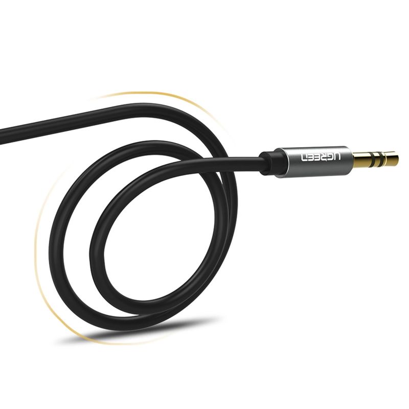 8. Ugreen AV119 10736 Audiokabel Miniklinke 3,5 mm / Miniklinke 3,5 mm 3 m – Schwarz