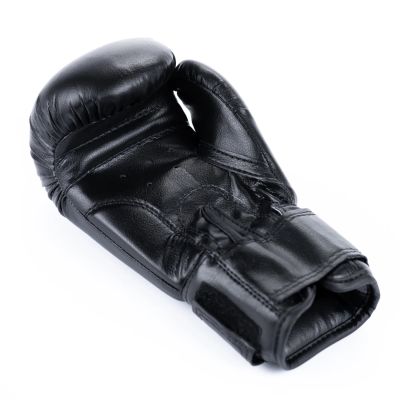 12. 6oz Boxhandschuhe für Kinder - 4Fighter Schwarz