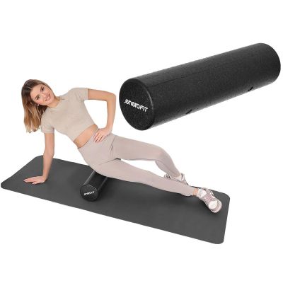 8. FITNESS-YOGA-ROLLER EPP SCHWARZ 15x90CM ENERO FIT