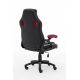 4. Raptor Gaming 437764 Gaming-Stuhl, gepolsterter Sitz, Schwarz, Rot