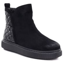 Gefütterte schwarze Damen-Ankle-Boots Potocki Z25-JE19365
