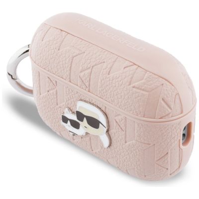 3. Karl Lagerfeld Monogram Karl & Choupette Head Case für AirPods Pro 3 - Pink