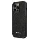 2. Karl Lagerfeld Glitzer-Logo-Hülle für iPhone 14 Pro Max – Schwarz