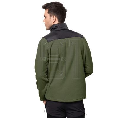 3. Jack Wolfskin Dna Grizzly Fleece FZ M Sweatshirt 1709982-4129 
