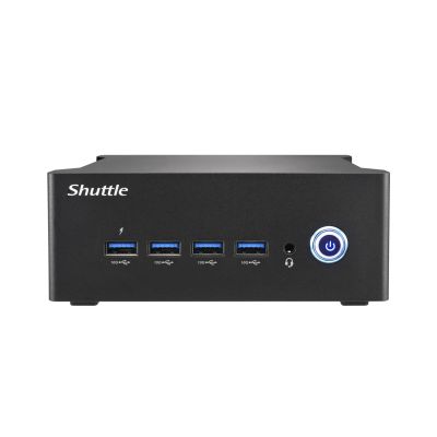 5. Shuttle Nano PC NA10H PC Größe 1L Schwarz 8845HS 3,8 GHz