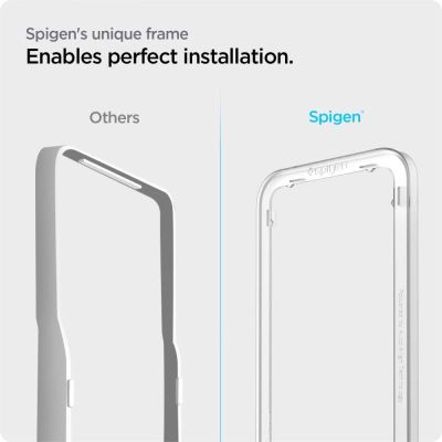 8. Spigen ALM Glass FC gehärtetes Glas für Samsung Galaxy M53 5G – Schwarz