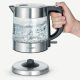 6. SEVERIN Wasserkocher, Glas und Stahl, Fassungsvermögen 1 l, verdeckte Heizung, Antikalkfilter, Kontrollleuchte, Leistung 2200 W WK3468