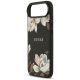 6. Guess Grained Flowers Classic Logo MagSafe Hülle für iPhone Air - Schwarz