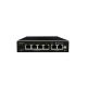 LevelOne FE PoE+ Switch 6-Port 60W 100Mbps