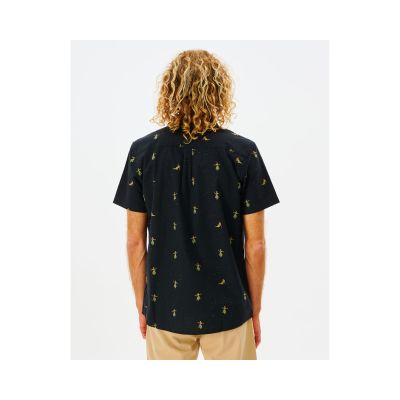 3. RIP CURL Hula Breach Kurzarmhemd Schwarz