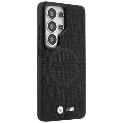4. BMW M Metal Logo MagSafe Hülle für Samsung Galaxy S26 Ultra - Schwarz