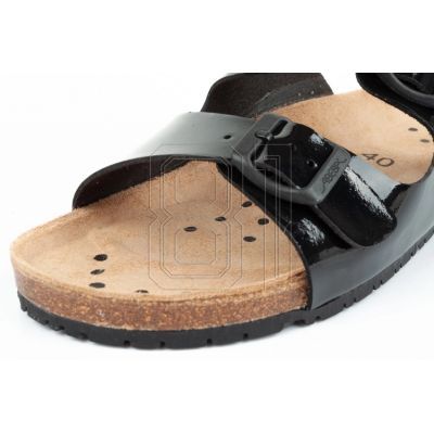 7. Abeba Sandalen Schwarz W 8088 Arbeits-Flip-Flops
