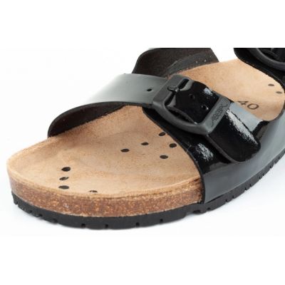 7. Abeba Sandalen Schwarz W 8088 Arbeits-Flip-Flops