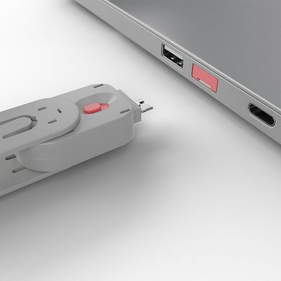 4. Lindy 40450 Port Blocker Port Blocker + USB Typ-A Dongle Pink Acrylonitril Butadien Styrol (ABS) 5 Stück.