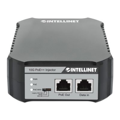 4. Intellinet 561945 PoE-Adapter 10 Gigabit Ethernet, Gigabit Ethernet