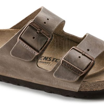2. Birkenstock Arizona Tobacco Brown Herren/Damen Braun Regular Wide Slides (0352201)