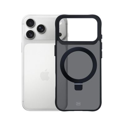 11. 3mk Smoke Case Mag&Stand für iPhone 17 Pro - Schwarz