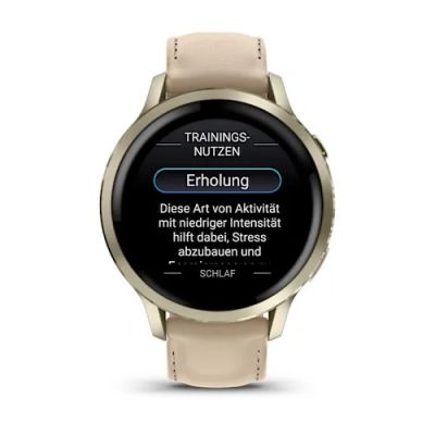 6. Garmin Venu 4, 41 mm AMOLED-Uhr in Hellsand