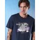 4. Herren-T-Shirt mit Aufdruck, regulär, Größe 4F 4FRSS26TTSHM3657-31S