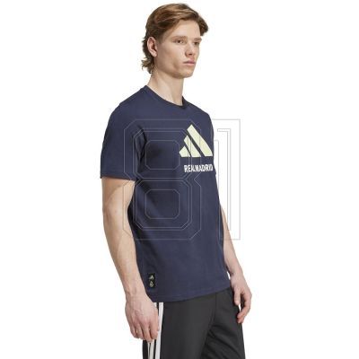 3. Adidas Real Madrid 24/25 Saisonales Grafik-T-Shirt M JX1130