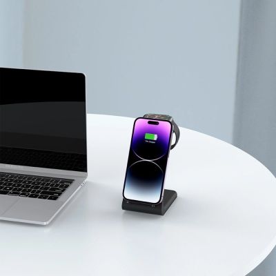 7. Tech-Protect QI15W-A36 3in1 Ladestation für Apple - Schwarz
