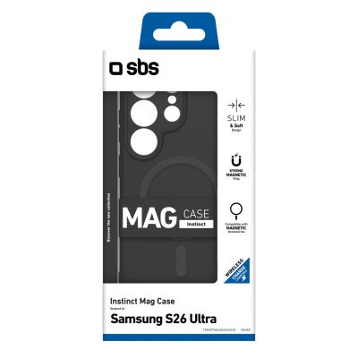 2. SBS Instinct Mag Case für Samsung Galaxy S26 Ultra, kompatibel mit MagSafe – Schwarz