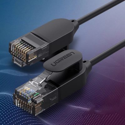 3. Ugreen Kabel Internet Netzwerkkabel Ethernet Patchkabel RJ45 Cat 6A UTP 1000Mbps 5m schwarz (70654)