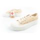 17. Lee Cooper Damen-Sneaker mit durchbrochener Spitze und Plateau