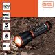 6. Taktische Aluminium-Taschenlampe 3 W, 120 Lumen, BLACK+DECKER