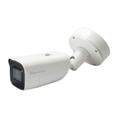 LevelOne IPCam 4xZ Bullet-Außenkamera 6MP H.265 IR 18W PoE IP67