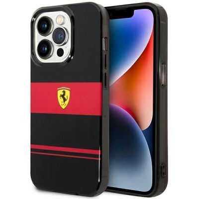 Ferrari FEHMP14LUCOK iPhone 14 Pro 6,1" schwarz/schwarzes Hardcase IMD Combi Magsafe